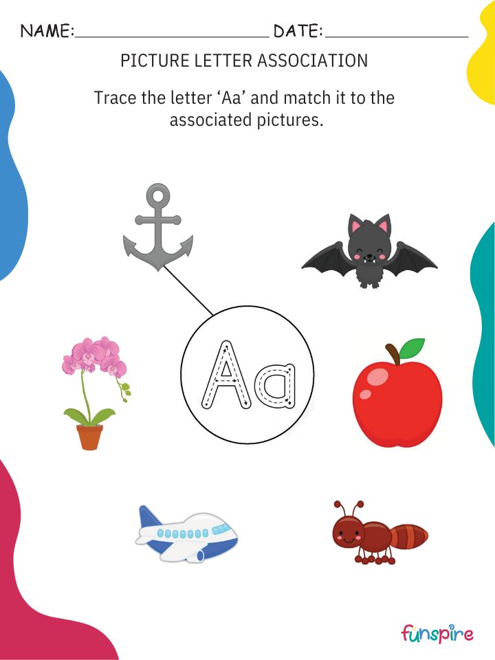 Picture Letter Association A-D