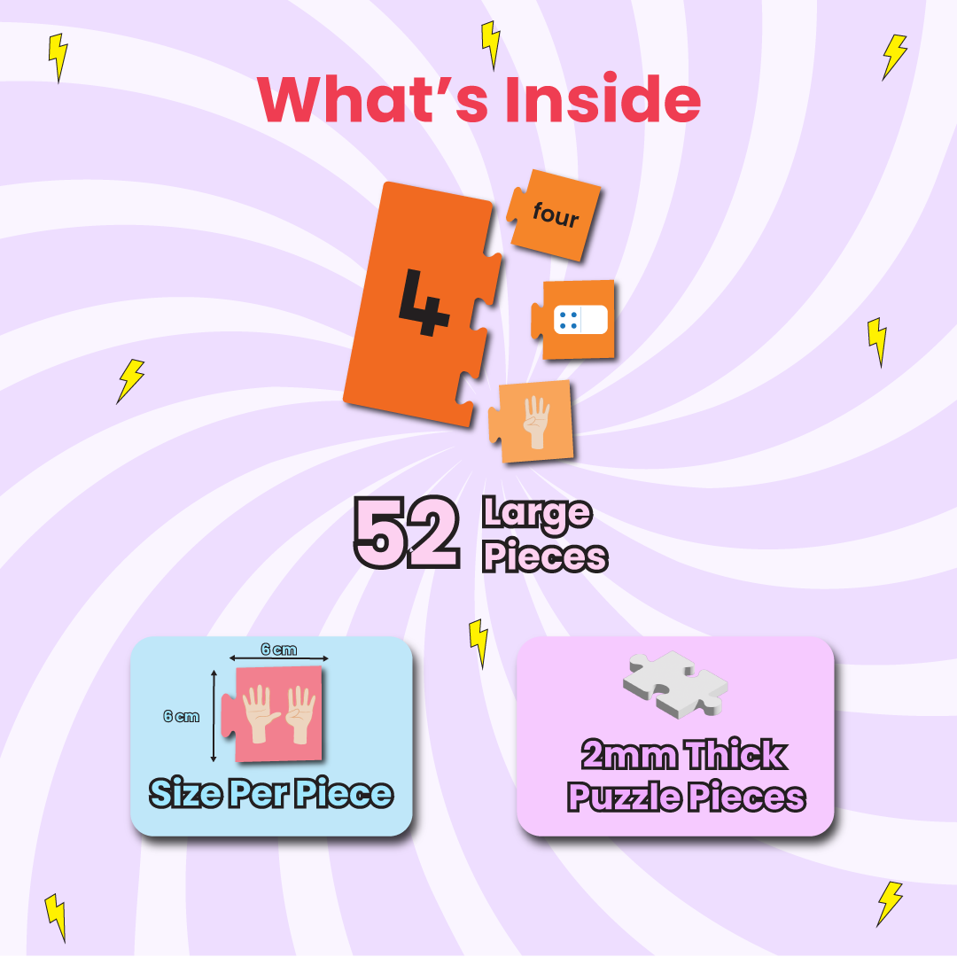 Find & Match : Numbers & Counting Puzzle ( Ages 3+)