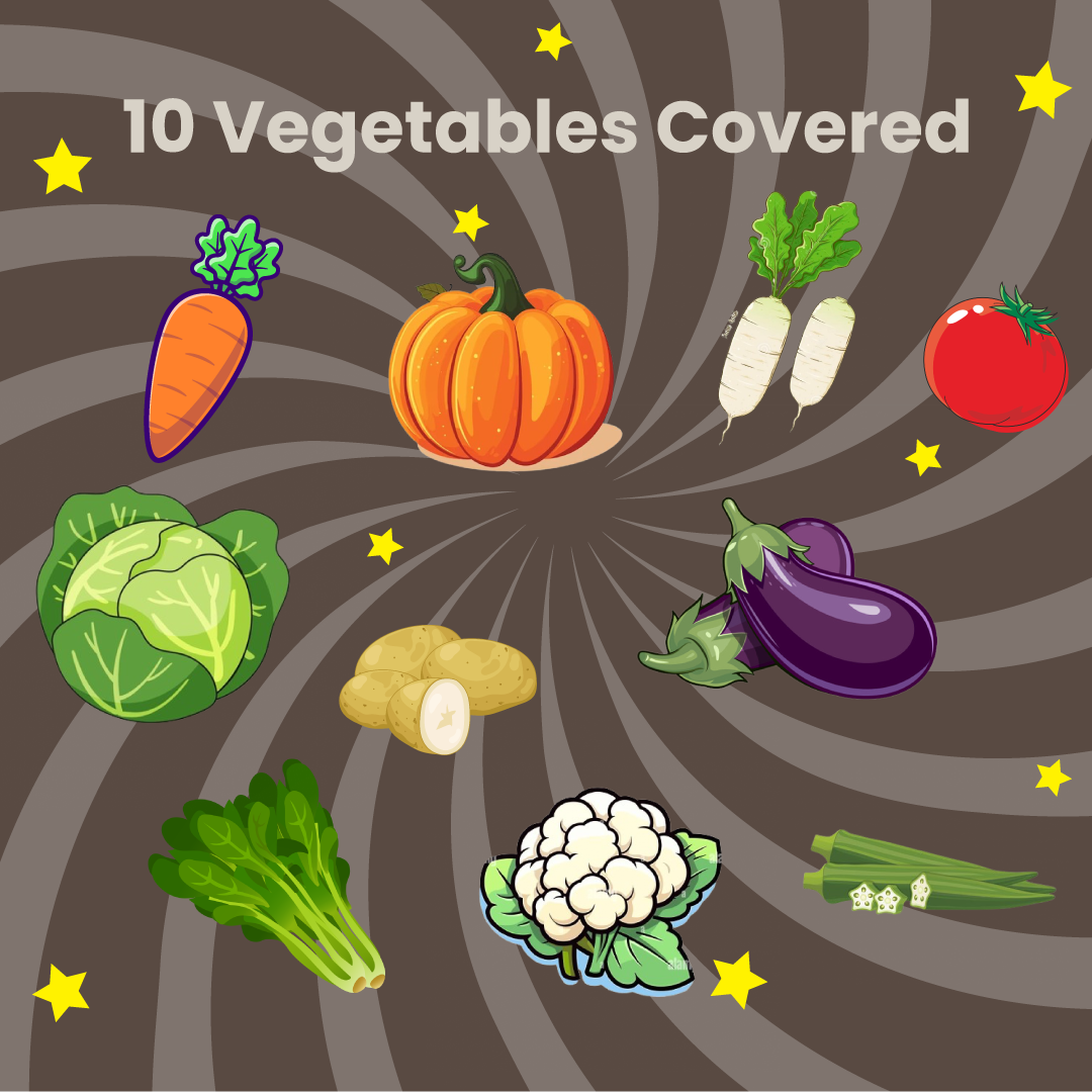 Vegetables Puzzle - 30 Pieces ( Ages 3+)