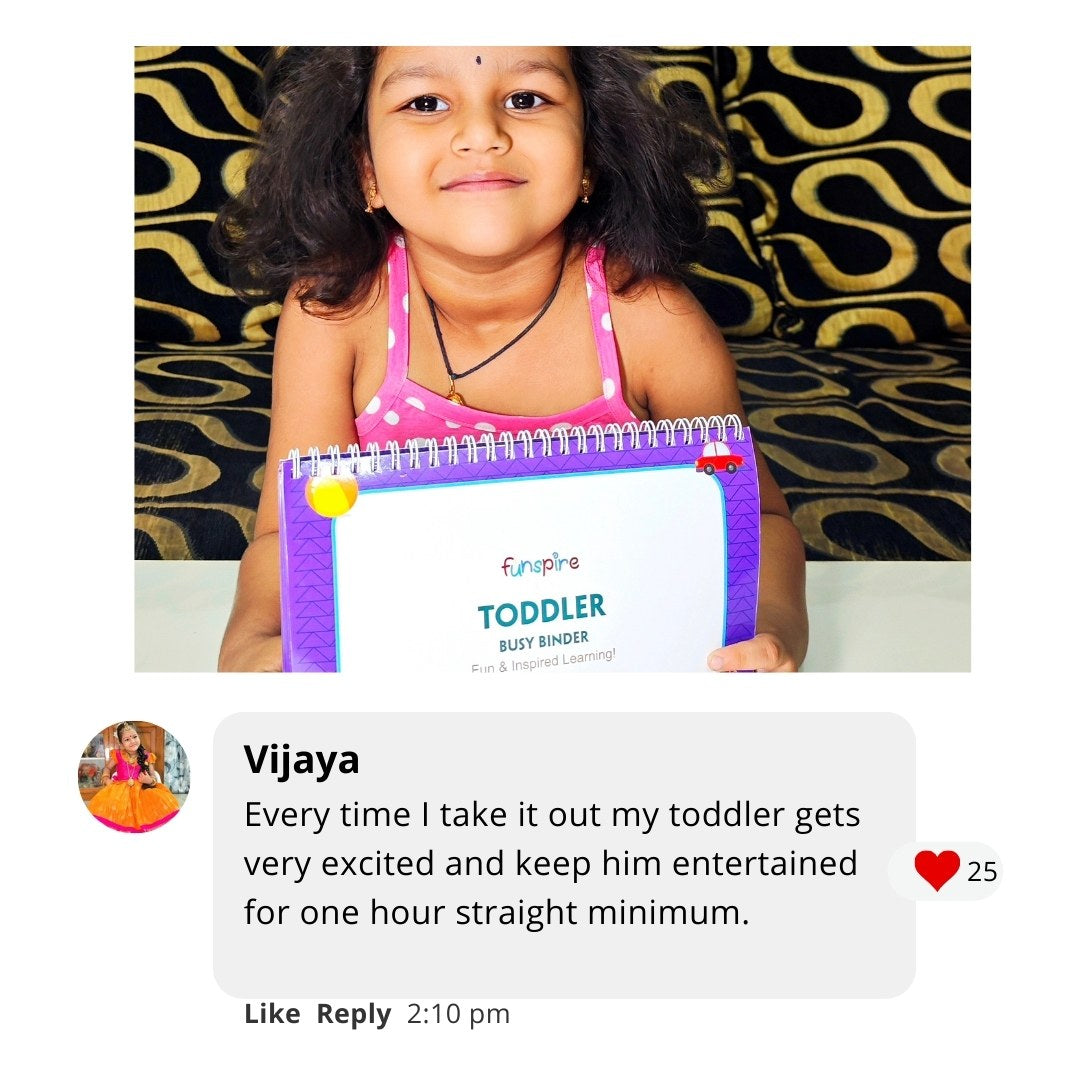 Toddler Busy Binder for Age 2+