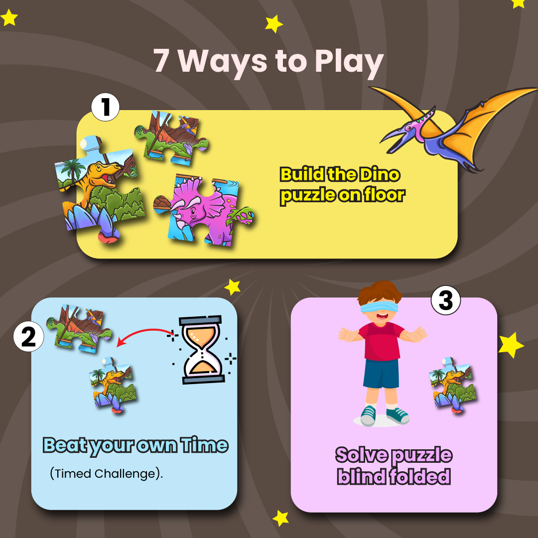 Dino Jigsaw Puzzle (Ages 3+) 38 Pieces