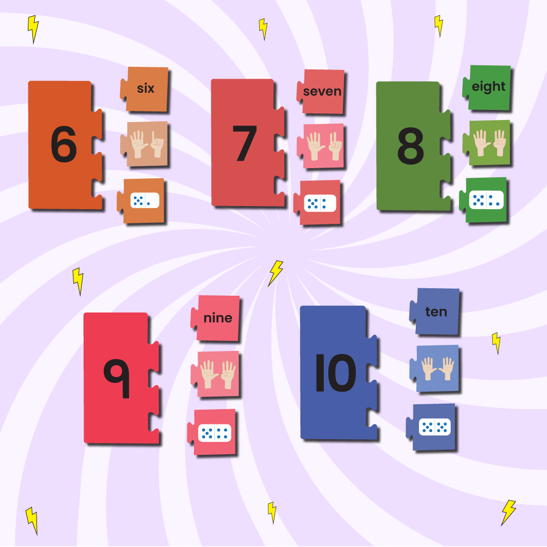 Find & Match : Numbers & Counting Puzzle ( Ages 3+)