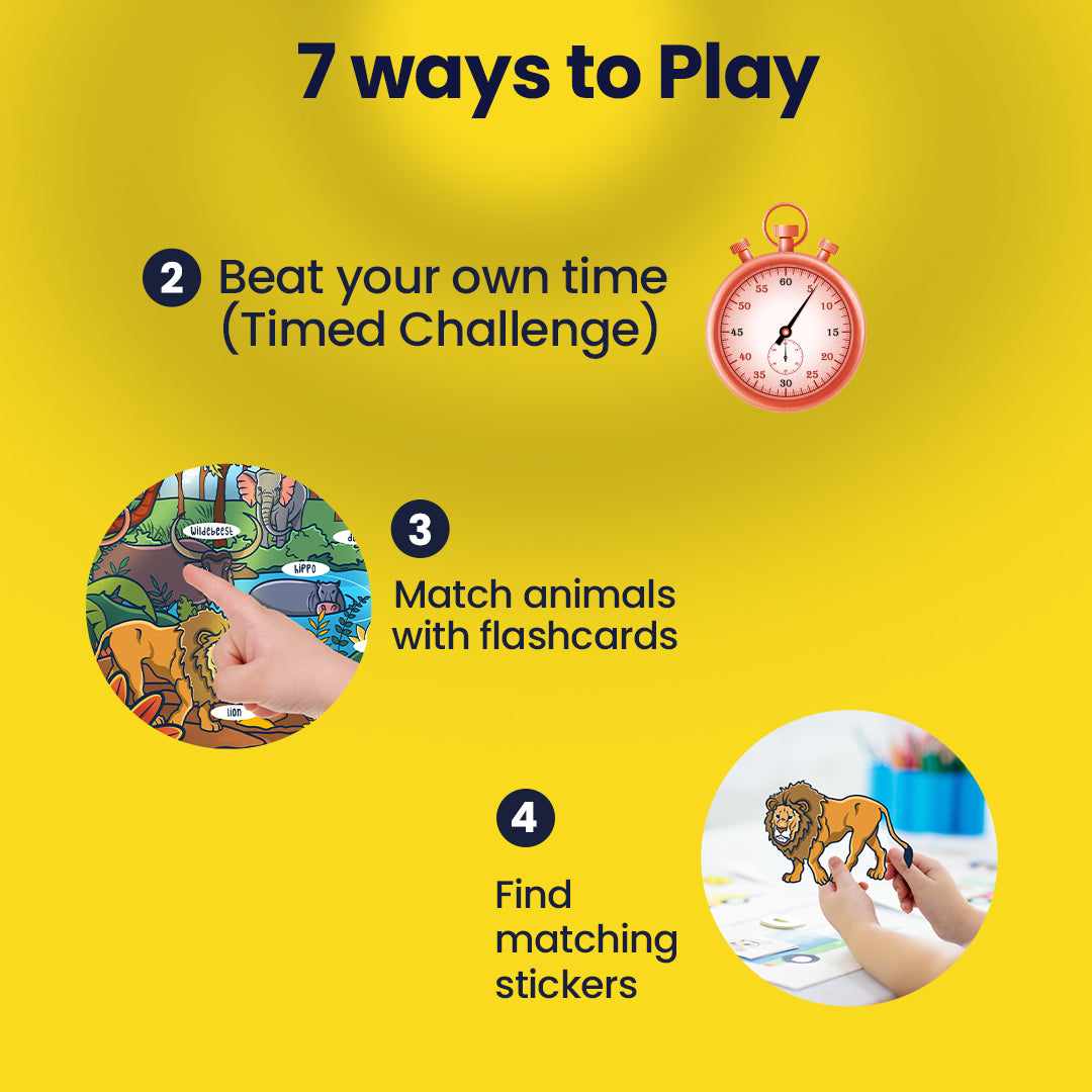 7 ways to play Jungle mystery puzzle part 2