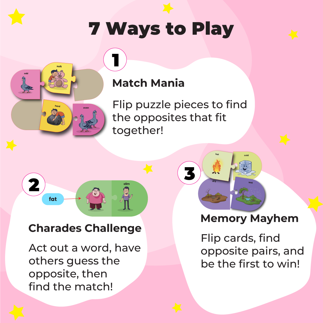 7 ways to Play opposite puzzle part 1