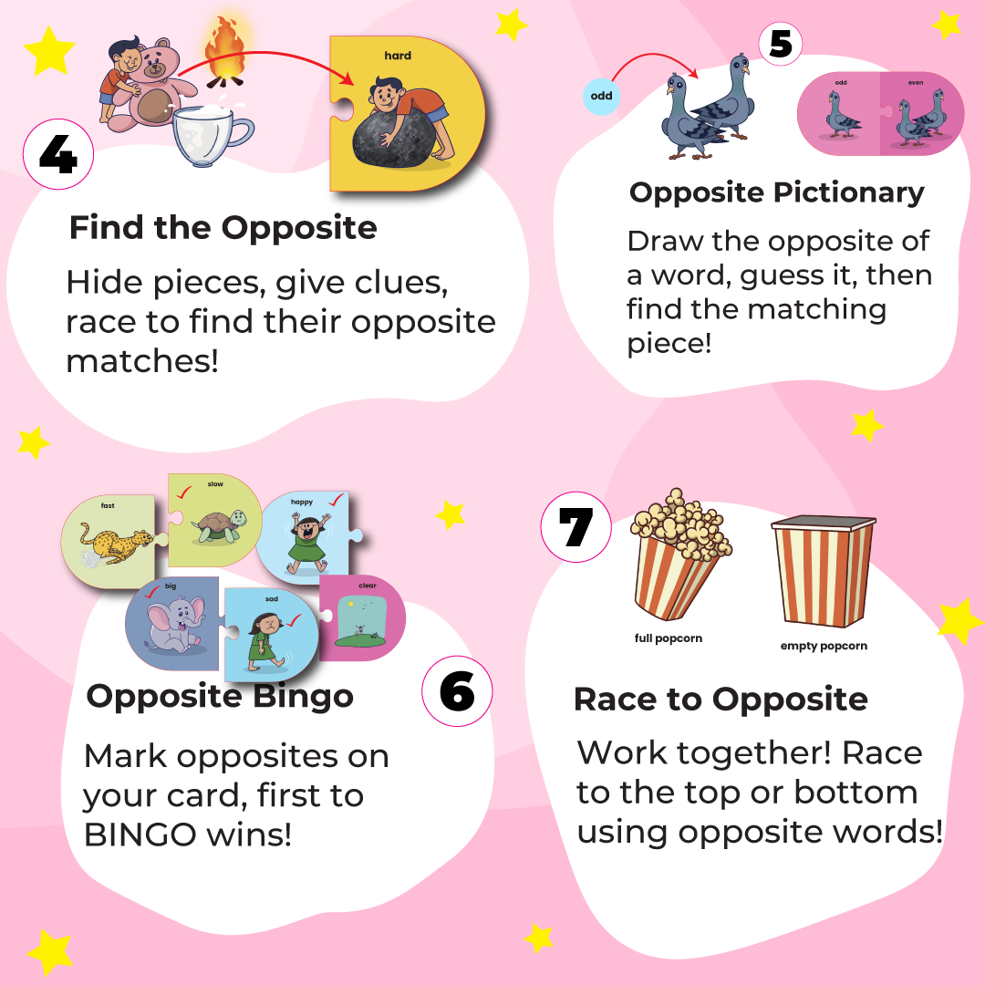 7 ways to Play opposite puzzle part 2