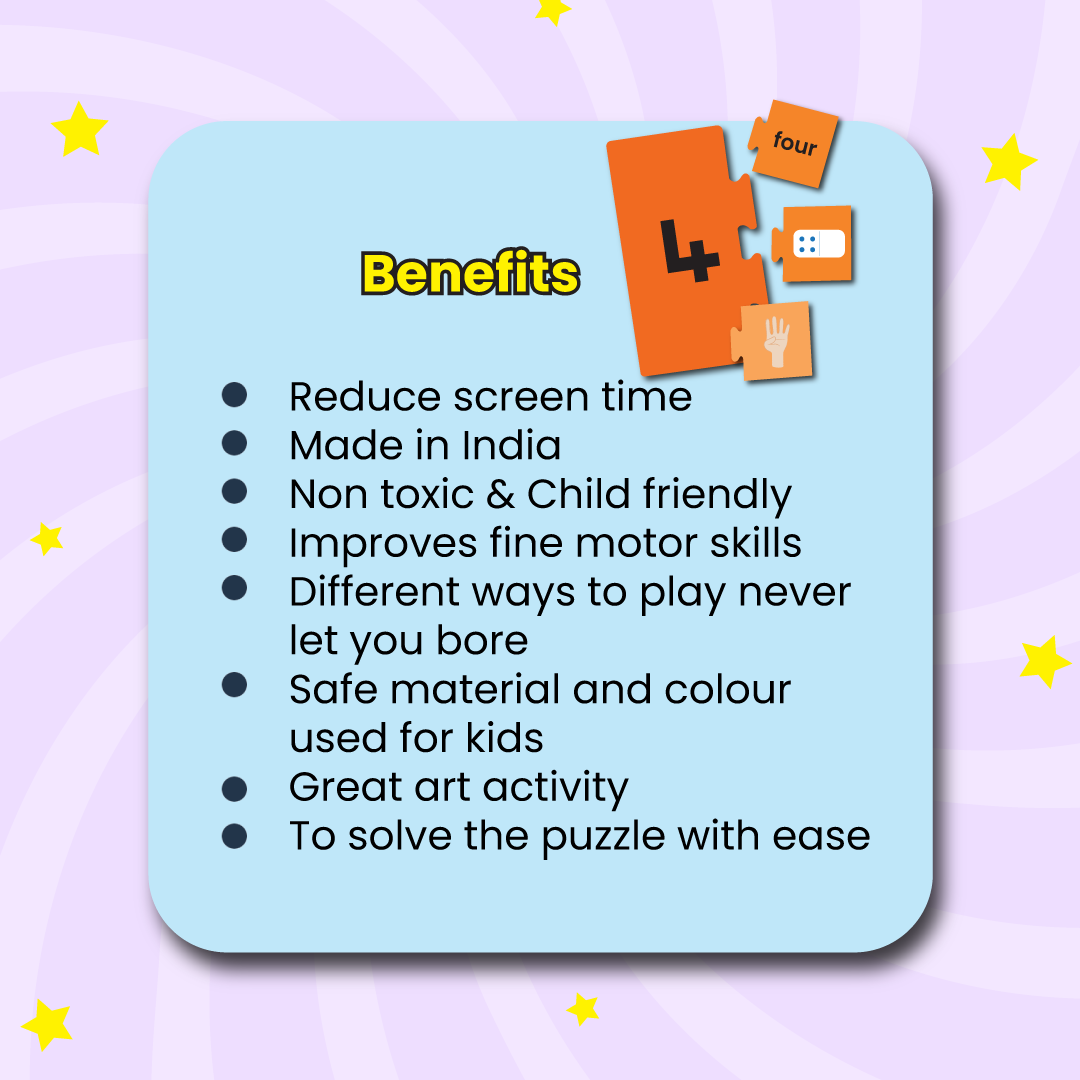 Find & Match : Numbers & Counting Puzzle ( Ages 3+)