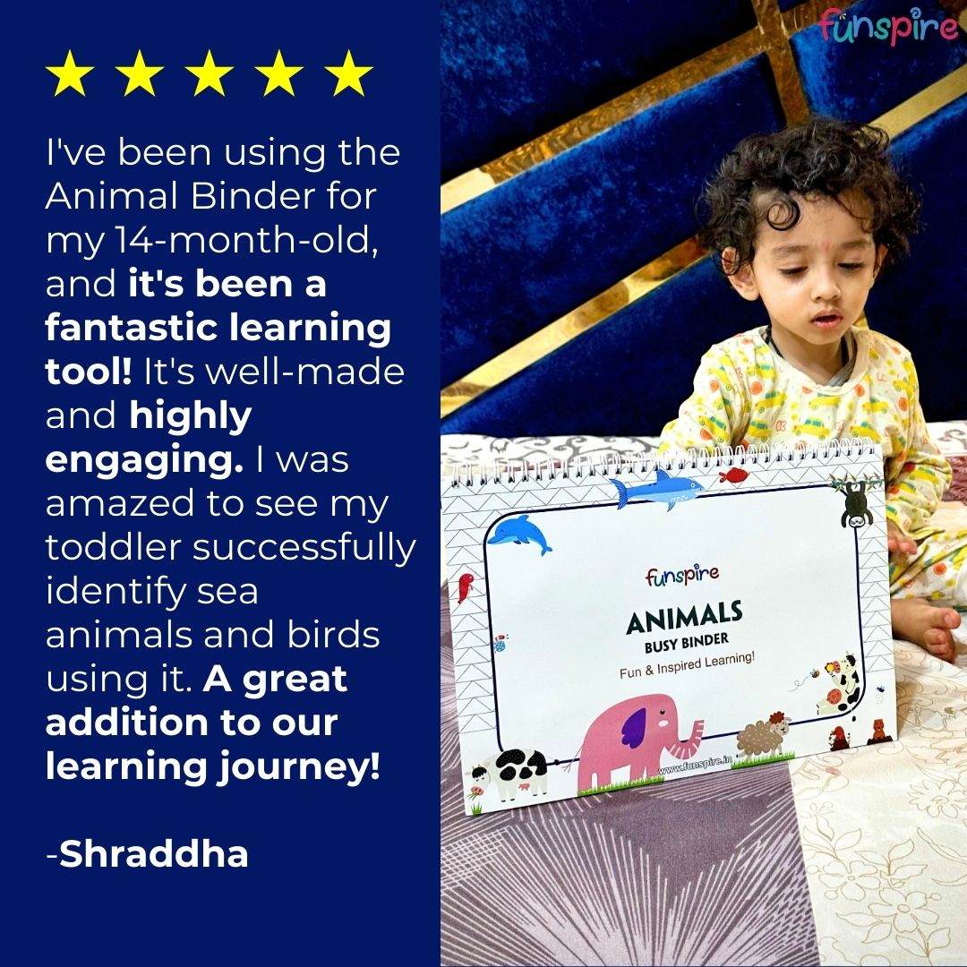 ✈️ Travel Essentials Combo (Ages 2–3) – Toddler + Animal Binders