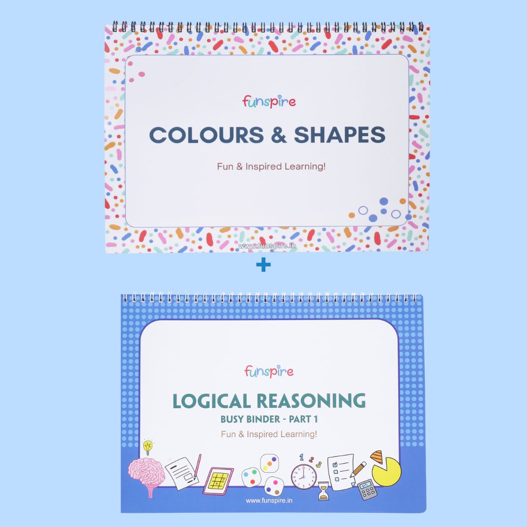 π Preschool Readiness Combo (Ages 2β3) - Colours & Shapes + Logical Reasoning Part 1