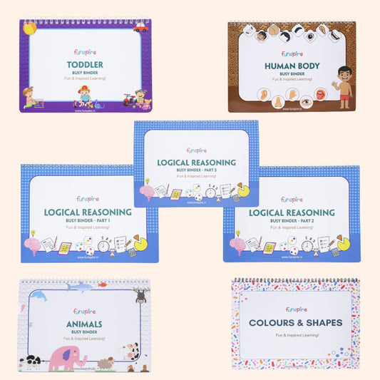 🌟 Complete Learning Mega Combo (Ages 2–5)  – All 6 Activity Binders in One Pack!