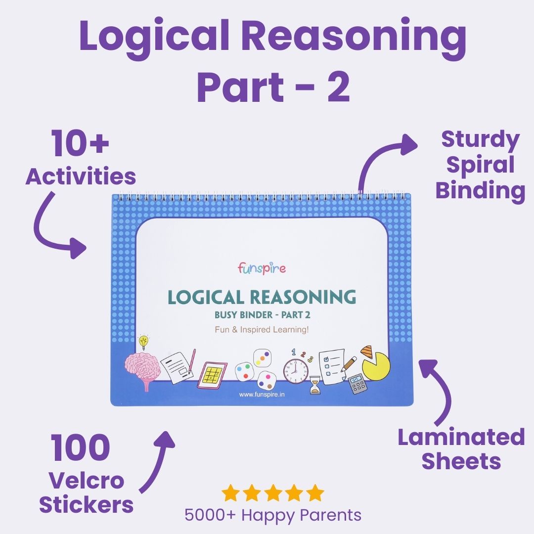 Logical Reasoning- (Part 2) Activity Binder for Age 4+