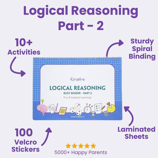 Logical Reasoning- (Part 2) Activity Binder for Age 4+