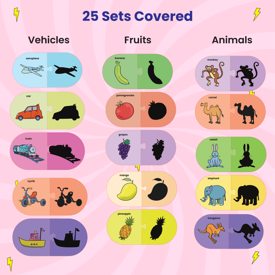 Details of shadow matching puzzle part 1