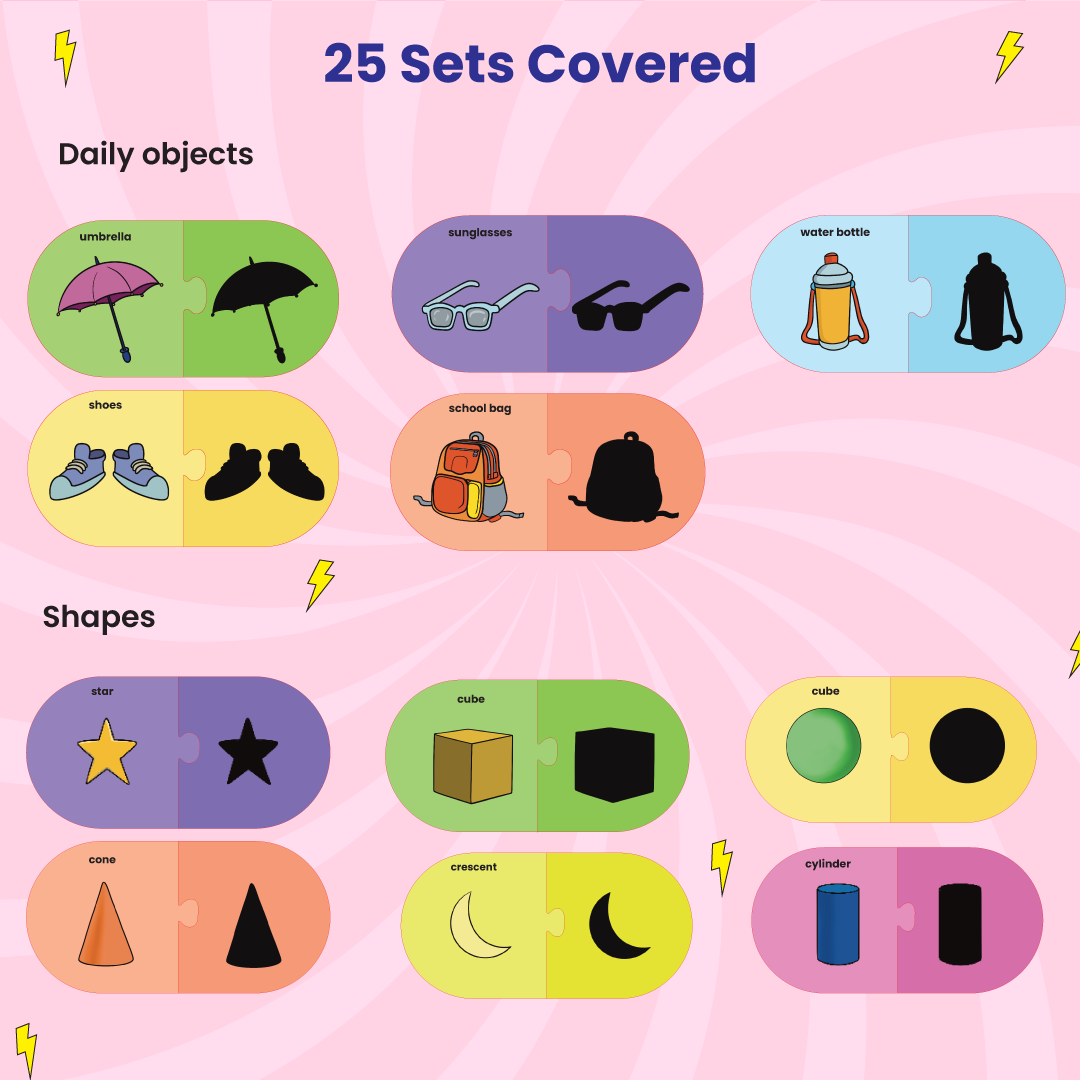 Details of shadow matching puzzle part 2