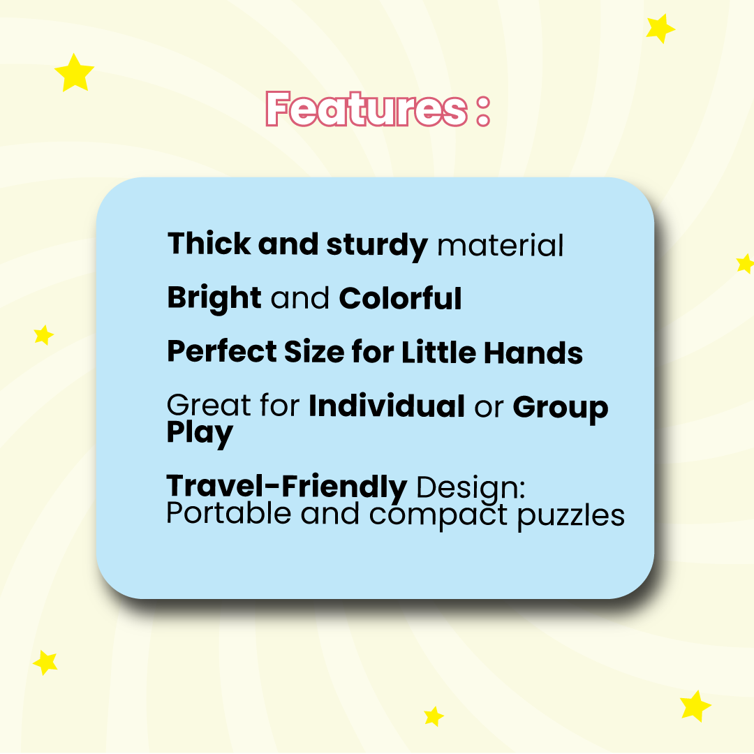 Features of find and match puzzle