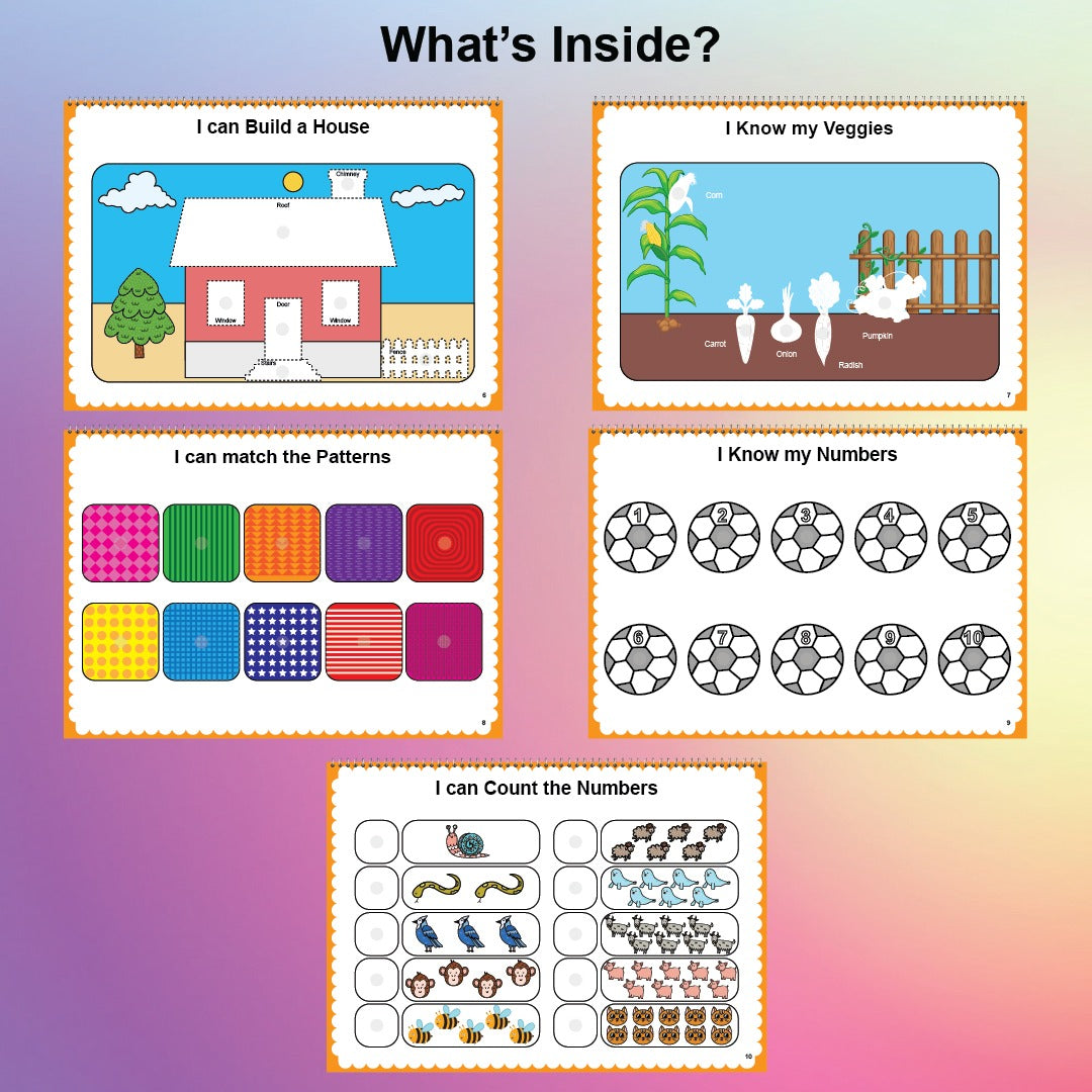 Toddler Busy Binder for Age 2+