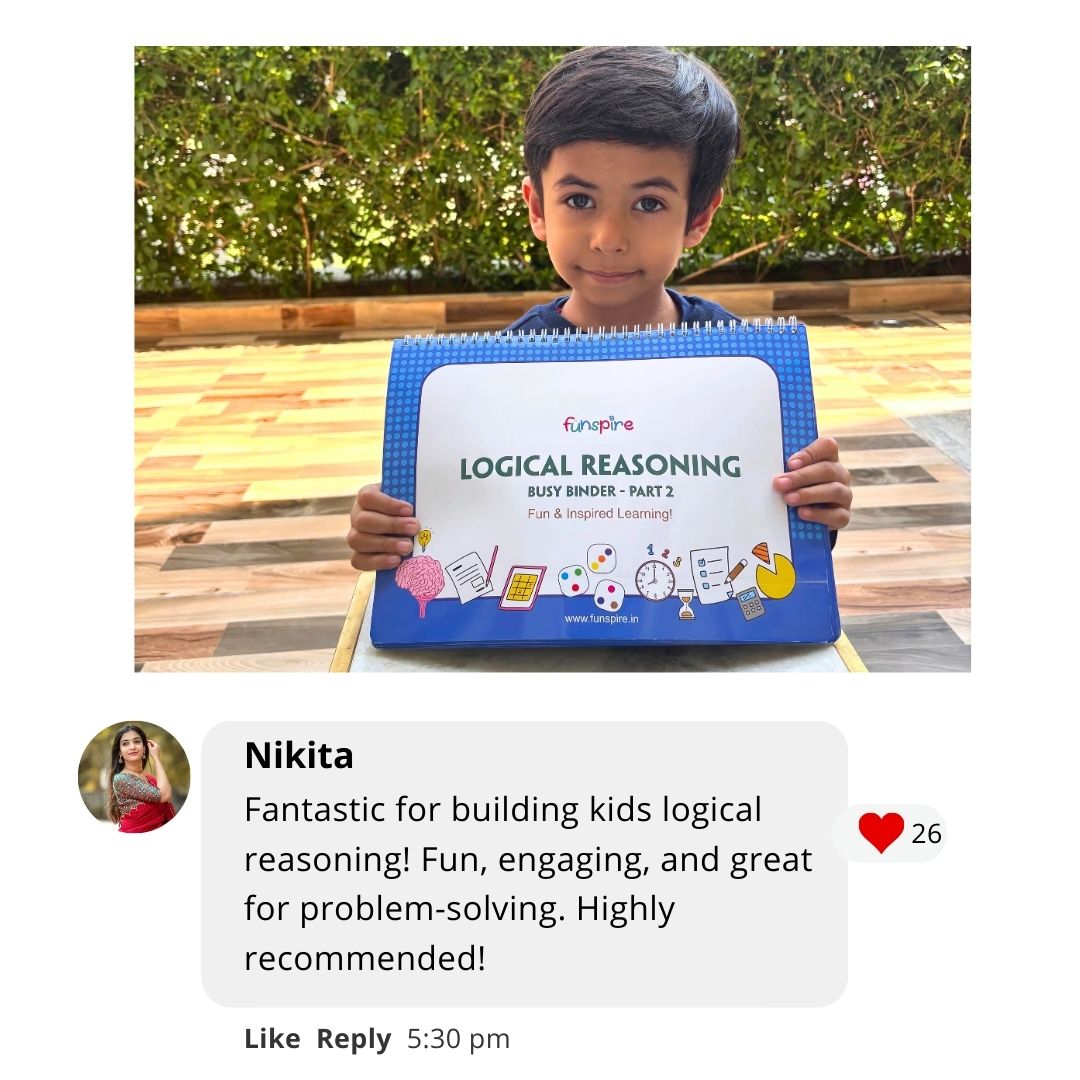 Logical Reasoning- (Part 2) Activity Binder for Age 4+