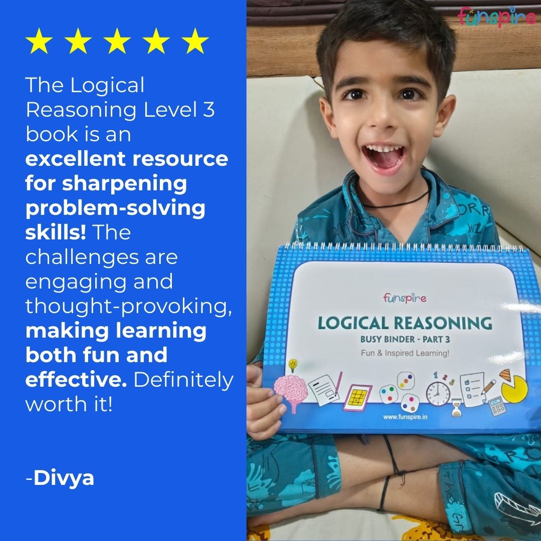 Logical Reasoning- (Part 3) Activity Binder for Age 4+