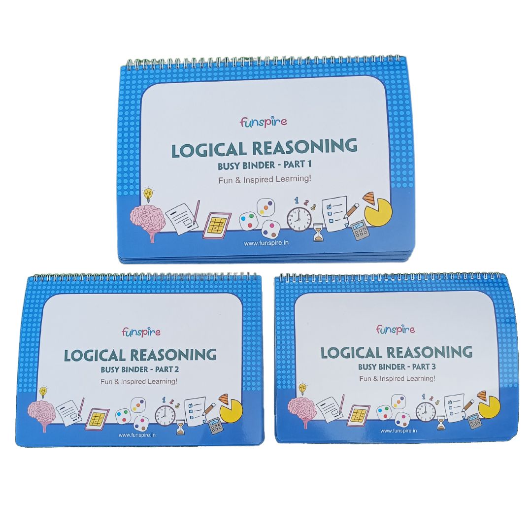 🧠 Logical Thinking Power Pack (Ages 3–5) – Reasoning Binders Part 1 + 2 + 3