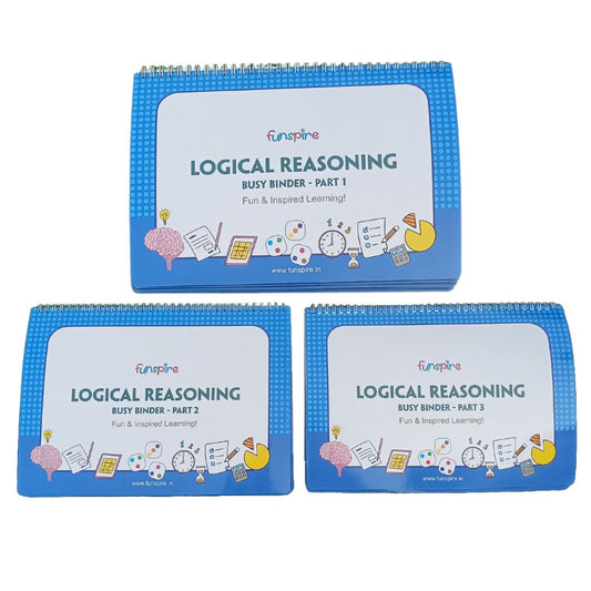 🧠 Logical Thinking Power Pack (Ages 3–5) – Reasoning Binders Part 1 + 2 + 3