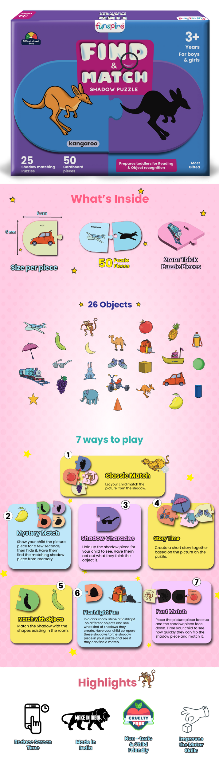 Match the shadow puzzle additional content mobile size