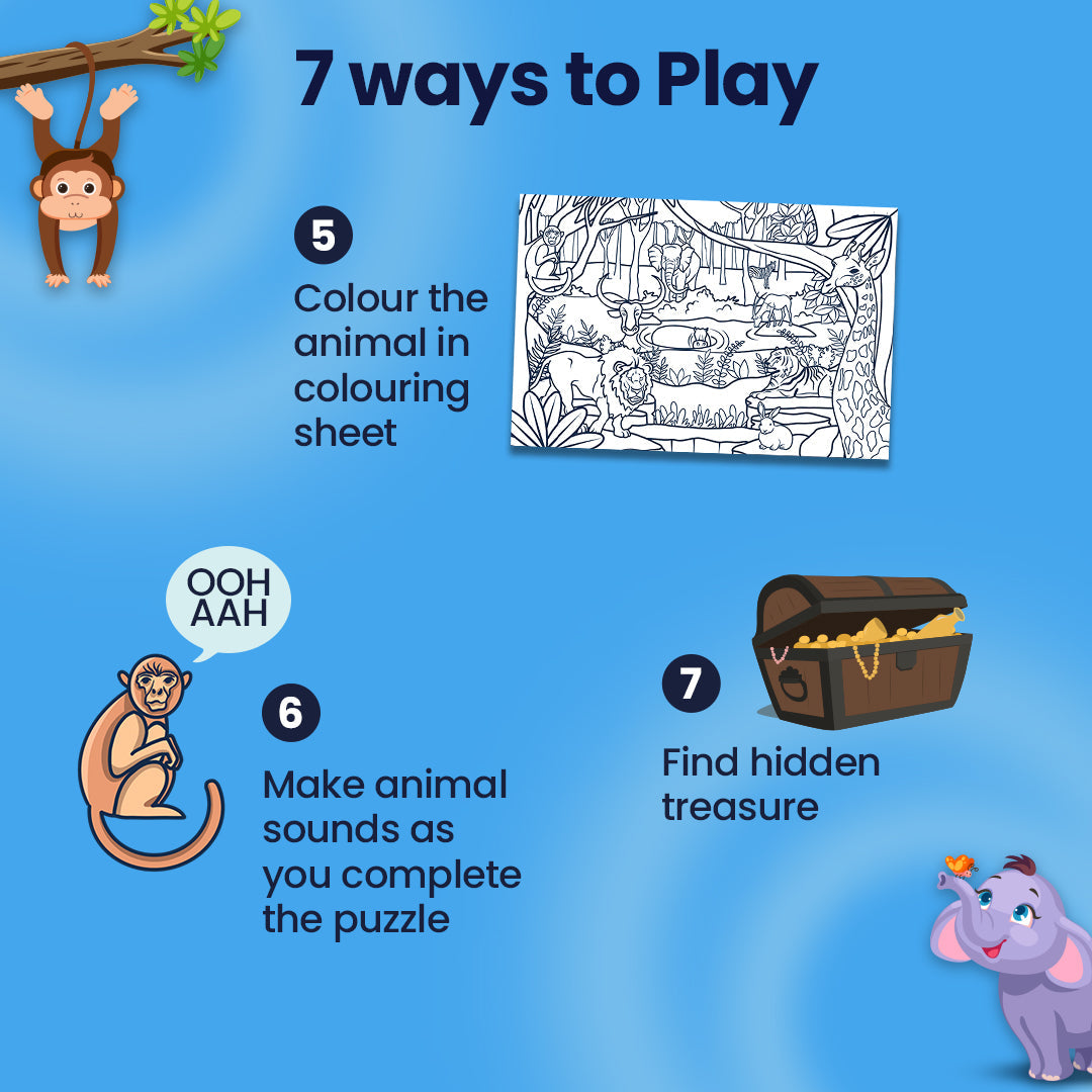 7 ways to play Jungle mystery puzzle part 1