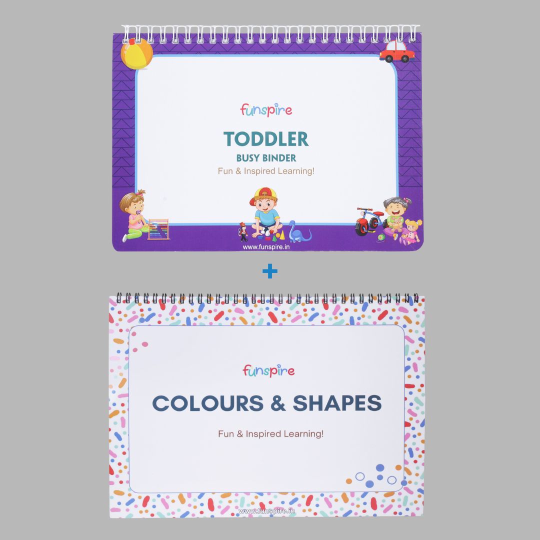 β¨ Starter Learning Combo (Ages 2+) β Toddler + Colours & Shapes Binders