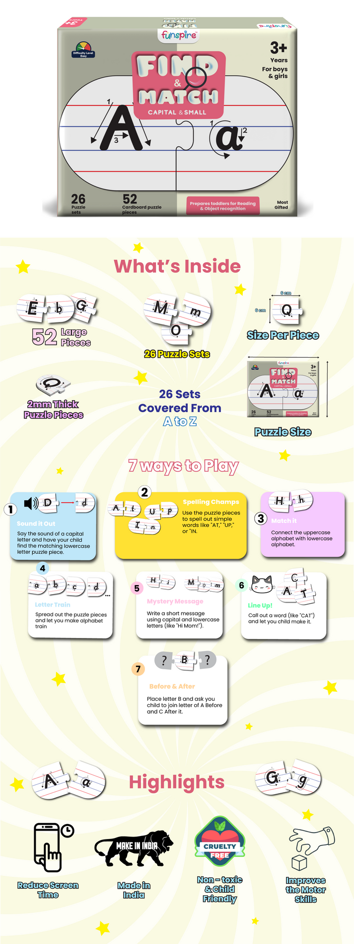 What's inside find aand match puzzle