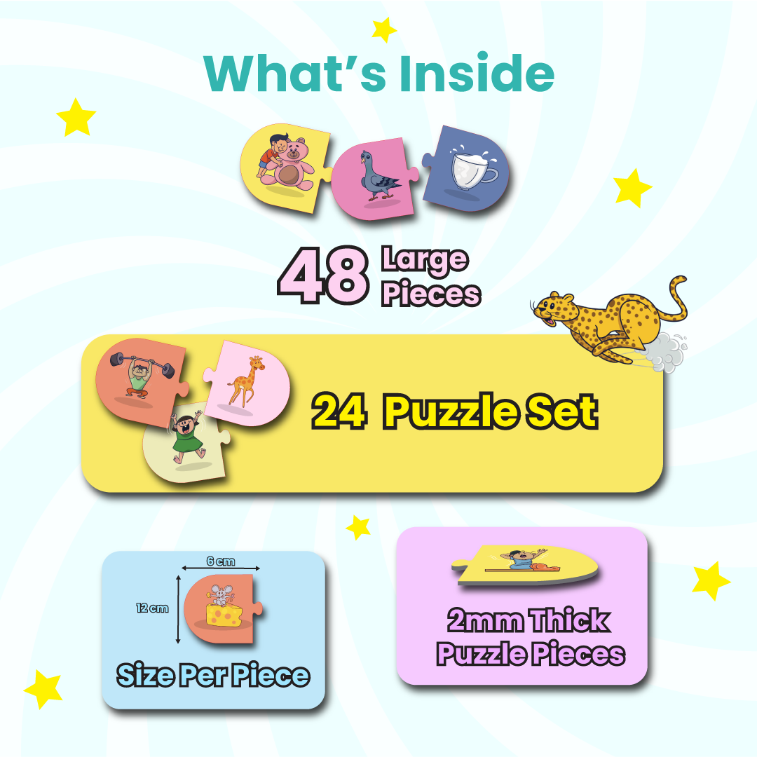 What's inside opposite puzzle product