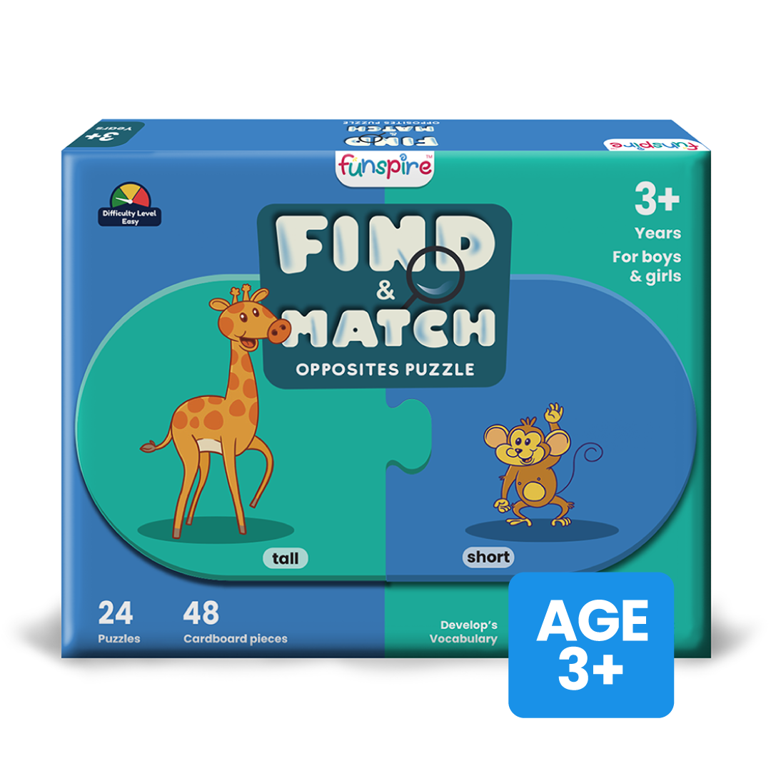 find and match opposite puzzle box front side