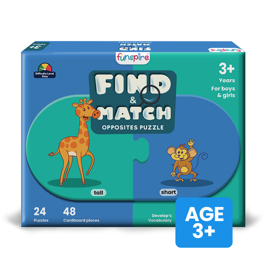 find and match opposite puzzle box front side