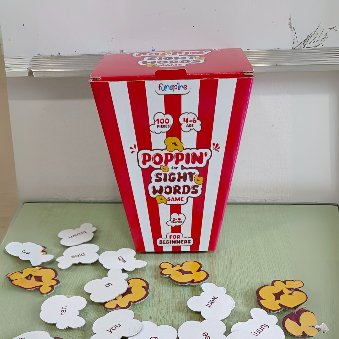Poppin for Sight Words Game - Beginners (Ages 4 - 6)