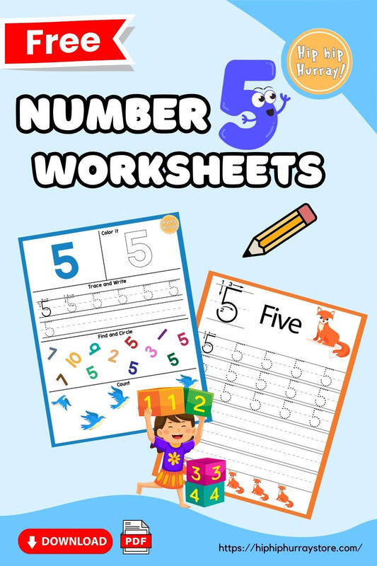 5 Number Worksheets