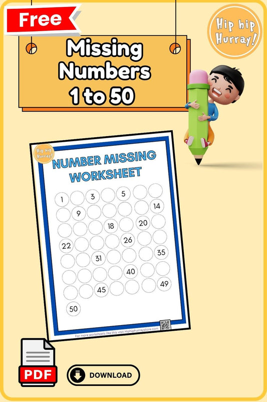 Missing Numbers 1 to 50