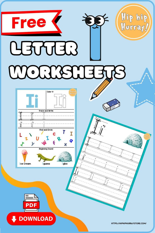 Letter I Worksheets