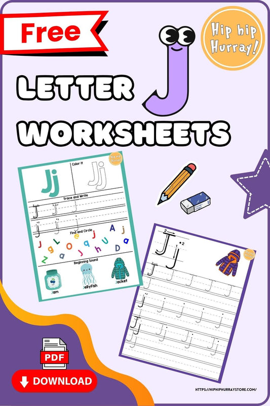 Letter J Worksheets