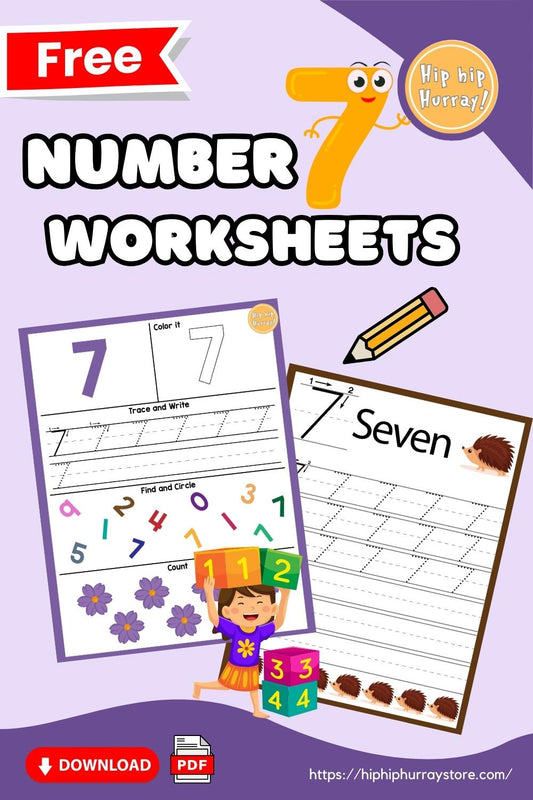 7 Number Worksheets