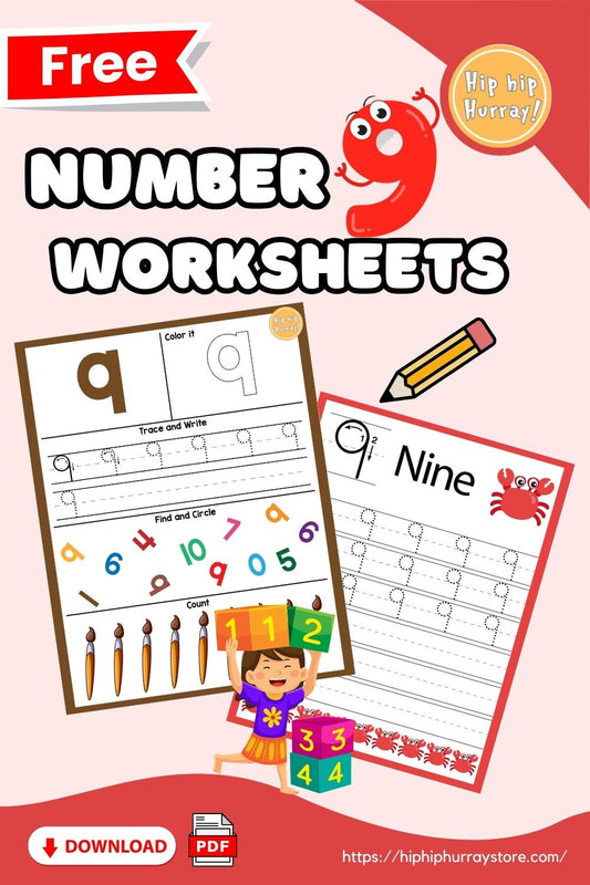 9 Number Worksheets