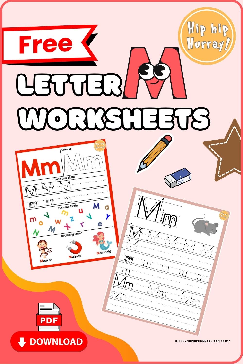 Letter M Worksheets