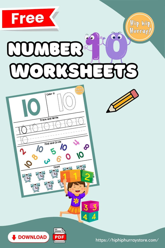 10 Number Worksheets