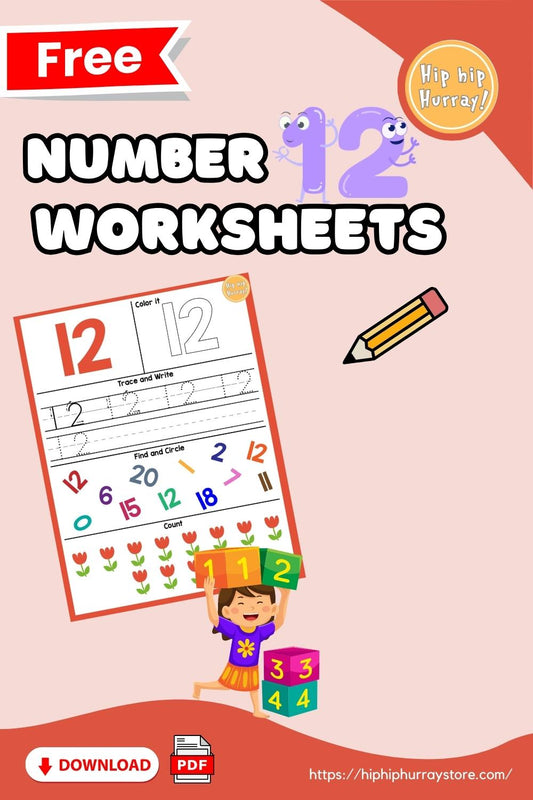 12 Number Worksheets