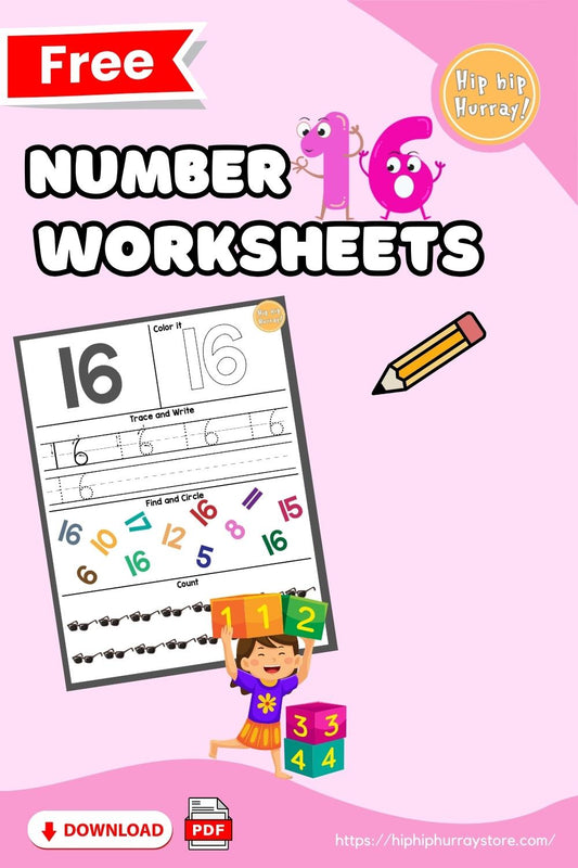 16 Number Worksheets