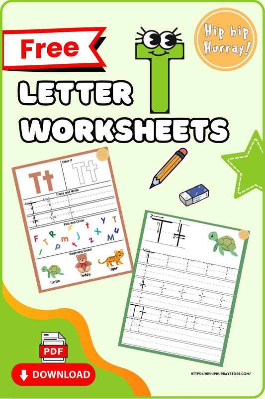 Letter T Worksheets