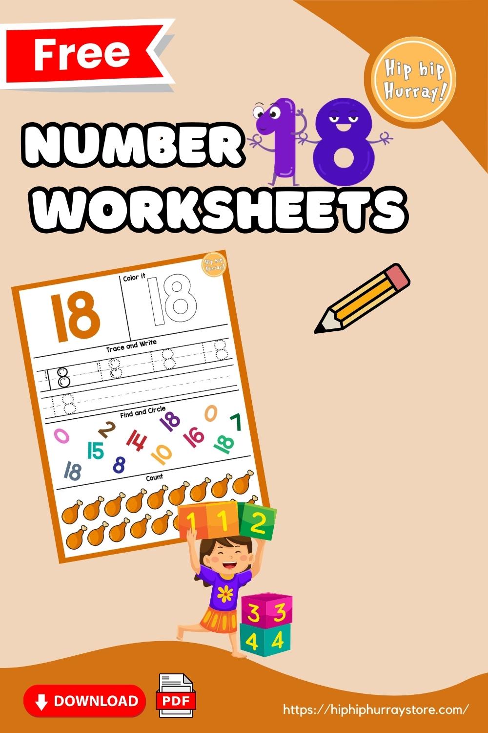 18 Number Worksheets