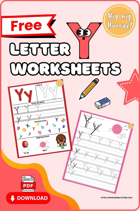 Letter Y Wroksheets