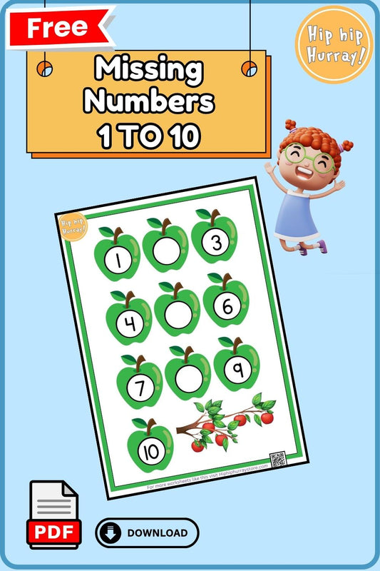 Missing Numbers 1 to 10