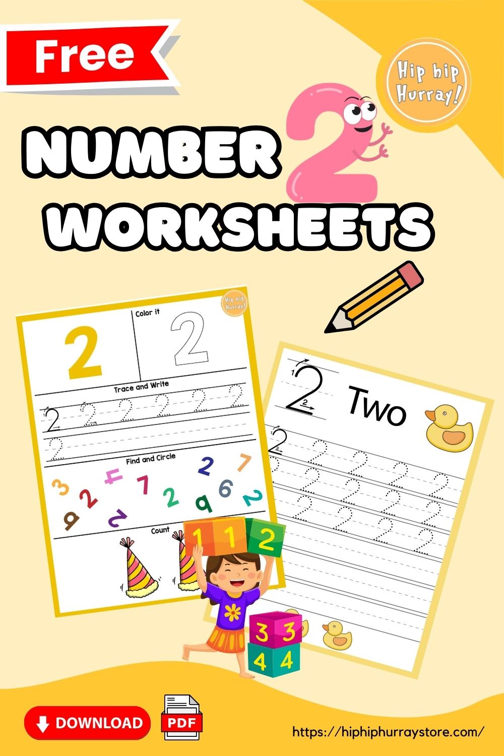 2 Number Worksheets