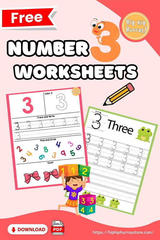 3 Number Worksheets