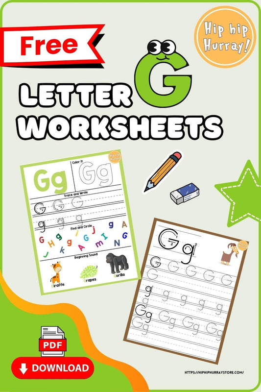 Letter G Worksheets