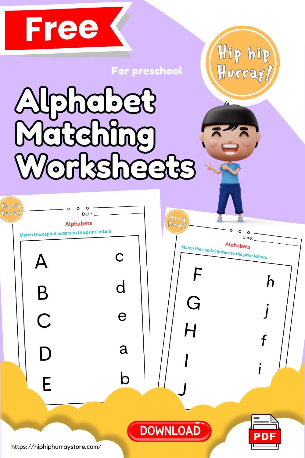 Alphabet Matching Worksheets