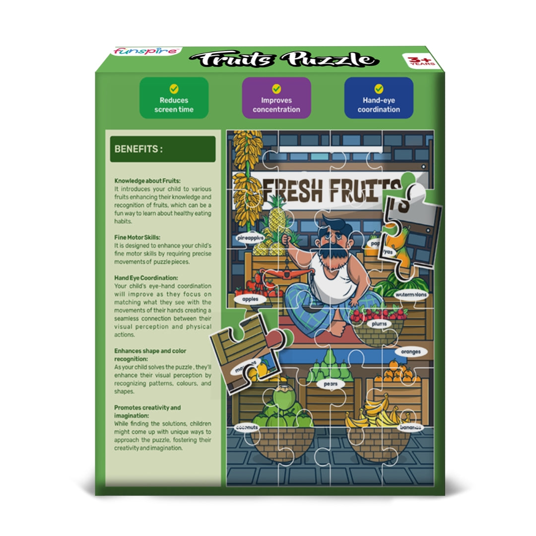 Fruits Puzzle - 30 Pieces ( Ages 3+)